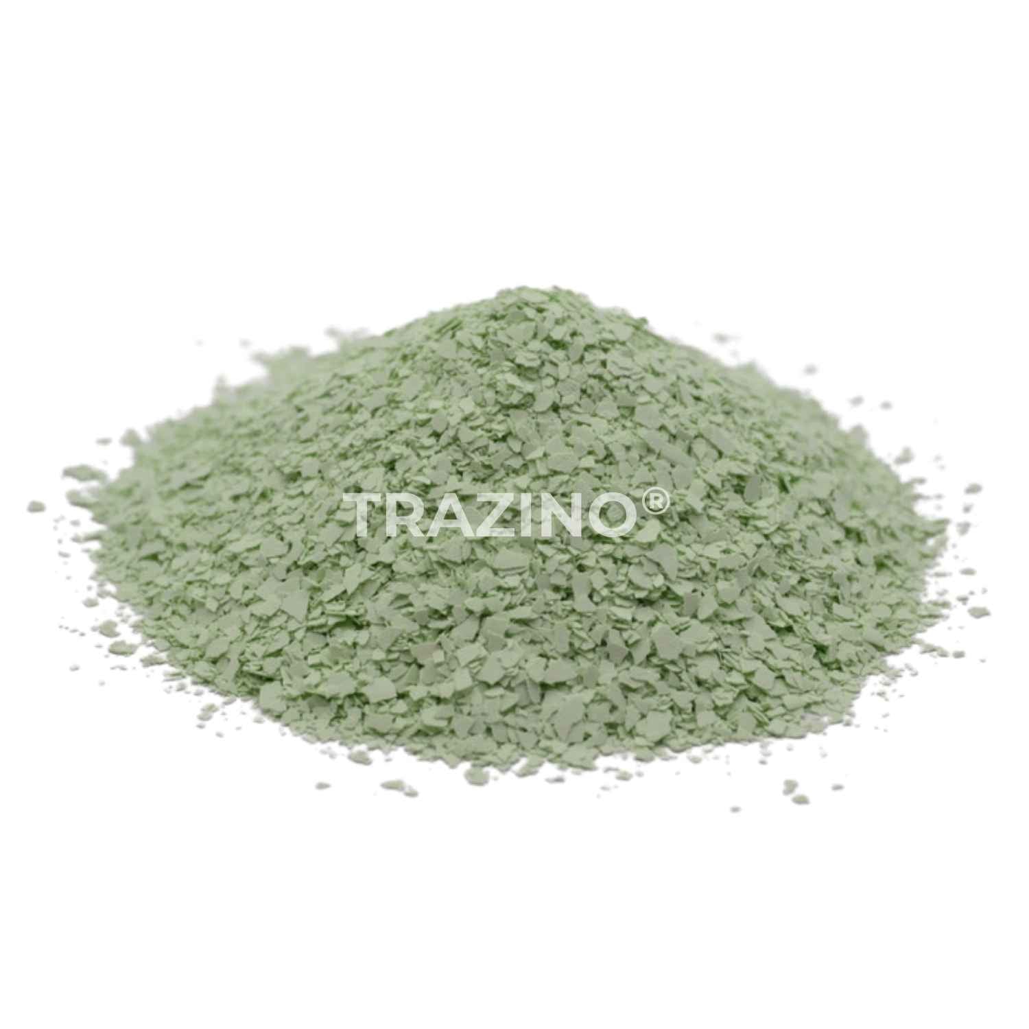 Trazino® Farbchips in Pastellgrün zum Einstreuen für Beschichtungen Trazino® Farbchips in Pastellgrün zum Einstreuen für Beschichtungen